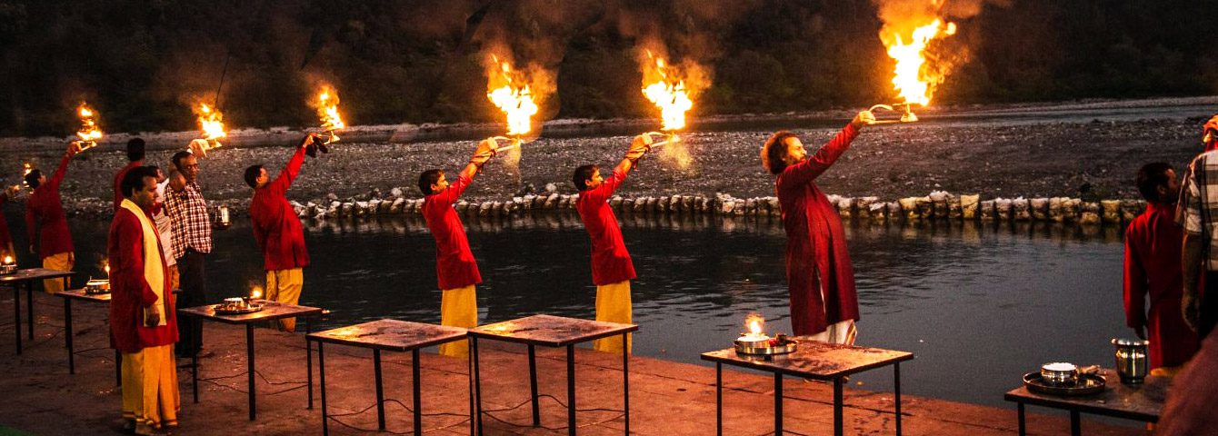 Ganga Aarti Triveni Ghat Rishikesh